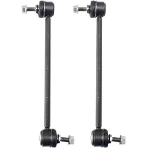 TRQ 2 Piece Front Sway Bar End Link Pair LH Driver & RH Passenger Sides for Jeep Cherokee FWD Front Wheel Drive