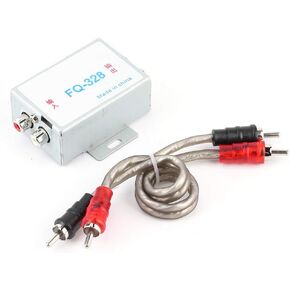 Acouto Car Audio Noise Filter 12V Power Noise Suppressor Filter Car Stereo Audio Filter Noise Isolation Reducer High Performance for Amplifier Speaker Car Audio Systems
