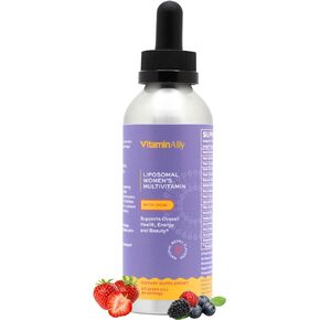 Women's Multivitamin liposomal Liquid Drops with Iron | 30 Day Supply | 3 FL Oz | Non-GMO | Gluten Free | Supports Overall Health, Energy and Beauty
