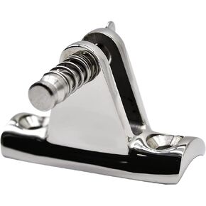 MARINE CITY 316 Grade Stainless Steel Bimini Top Deck Hinge Boat Bimini High Fitting Hardware Side Mount – Boat Top Hinges Bimini Mounts with Removable Pin for Marines – Boats – Yachts (Pack of 1)