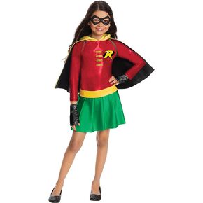 Rubie's Costume Boys DC Comics Robin Dress Costume, Medium, Multicolor