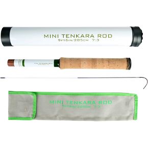 Mini Tenkara Fly Fishing Rod with Extra Tip Section 12ft, 9ft6