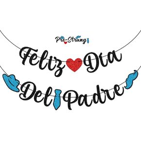 لافتة الرجل الصغير فيليز ديا ديل بادري، لافتة يوم الأب السعيد المكسيكي، فيليز ديا بابا، أفضل أب على الإطلاق، ديكور بارا إل ديا ديل بادري، ديكورات حفلات عيد الأب، لمعان أسود in Kuwait