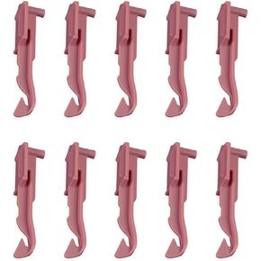 10 Pcs Sentro Knitting Machine Needles Replacement Knitting Machine Adapter Hanging Needle, Pink