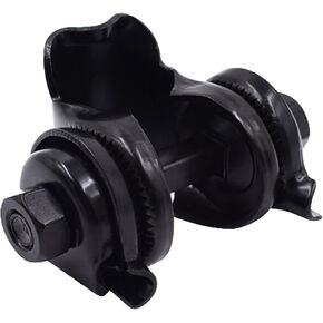 Bike Seatpost Clamp Bike Seat Adapter Fit for Standard Rail-type Bicycle Saddle (7/8", Black) in Saudi Arabia