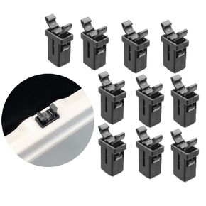 10 Pack Trash Can Press Switch Waste Bin Door Push-Type Lock Push Button Replacement for Garbage Lid Cupboard Latch Automatic Car Eyeglass Box Household Sweeping Robot Snap Repair