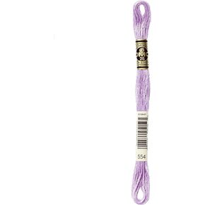 Bulk Buy: DMC Thread Six Strand Embroidery Cotton 8.7 Yards Light Violet 117-554 (12-Pack)