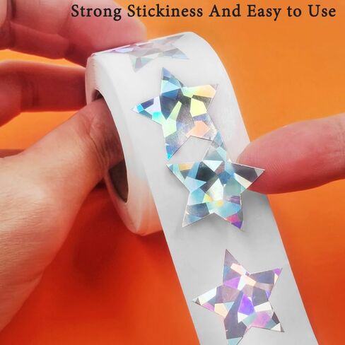 1500 ملصق لامع ثلاثي الأبعاد، ملصقات من رقائق النجمة الصغيرة مقاس 1 بوصة لمخططات السلوك، ومكافآت الأطفال ومعلمي الفصل الدراسي (نجمة ذهبية، نجمة فضية، نجمة حمراء) in Kuwait