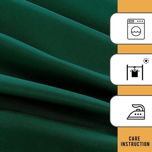 Obstal Black Tablecloth Fitted for 6ft Rectangle Table - Water Resistant Polyester Table Cover for Indoor/Outdoor Use, 72x30 inches in Saudi Arabia
