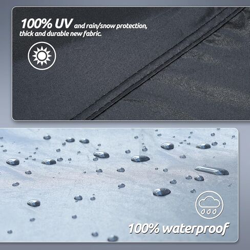 غطاء سيارة ميجافين 6 طبقات مناسب خصيصًا لسيارة دودج تشالنجر 2008-2023، غطاء خارجي مقاوم للماء بالكامل حماية من المطر وأشعة الشمس مع سحاب الباب والقطن الداخلي in Kuwait