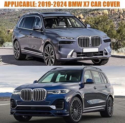 Waterproof Car Cover Replace for BMW 8 Series 2019-2024, 210T Custom-Fit Car Protector with Night Reflective Strips for Snow Rain Dust Protection(850i xDrive 840i G14/G15) in Saudi Arabia