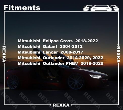 Rexka 30pcs Interior Speaker Grille & Rocker Moulding Retainer Clips for Mitsubishi MU000573 Galant Lancer in Saudi Arabia