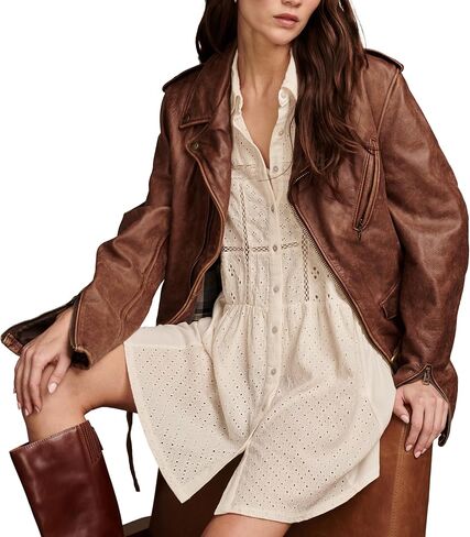Lucky Brand Women's Collared Tiered Dress in Saudi Arabia