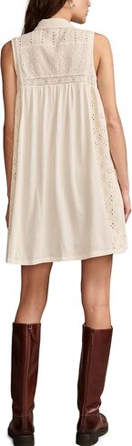 Lucky Brand Women's Collared Tiered Dress in Saudi Arabia