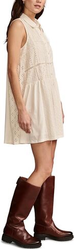 Lucky Brand Women's Collared Tiered Dress in Saudi Arabia