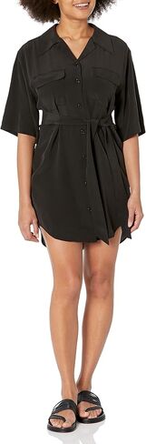 Equipment Women's Mila Dress in True Black in Saudi Arabia