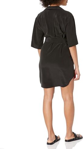 Equipment Women's Mila Dress in True Black in Saudi Arabia