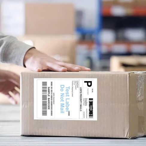 9527 Product 4" x 6" Thermal Labels for Zebra Rollo Direct Thermal Printers, 1 Roll 250 Labels Blank Direct Thermal Shipping Labels in Saudi Arabia