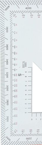 1.2mm Transparent Plastic Military UTM/MGRS Coordinate Scale Map Reading and Land Navigation Topographical Map Scale, Protractor and Grid Coordinate Reader in Saudi Arabia
