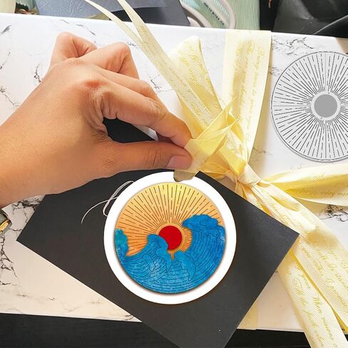 BENECREAT Desserts Cutting Dies, Cookies Pies Stencils 5x4" Cake Decorative Embossing Stencils for Scrapbooking, Photo Album, Greeting Card Making, 0.8mm Thick in Saudi Arabia
