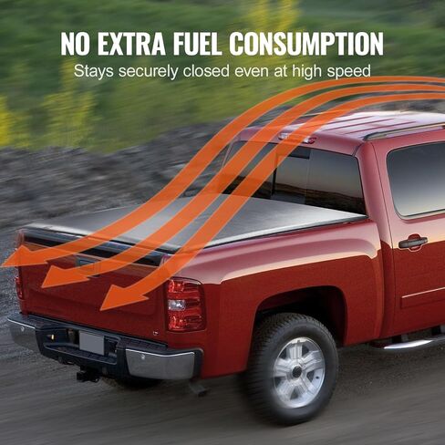 VEVOR Truck Bed Cover, Roll Up Truck Bed Tonneau Cover, Compatible with 2019-2024 Chevy Silverado GMC Sierra 1500 (NOT FIT 19-24 Classic) Bed, for 5.8 x 5.3 ft Bed, Soft PVC, Roll Up Tonneau Cover in Saudi Arabia