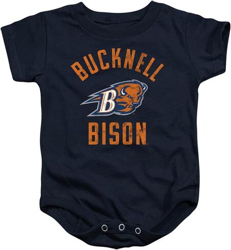 LOGOVISION Bucknell University Official Bison Logo Unisex Infant Snap Suit for Baby in Saudi Arabia