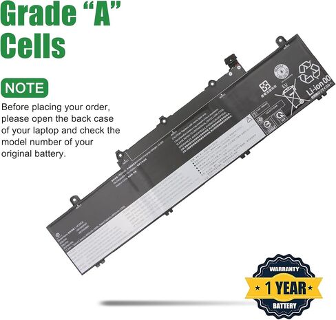 L19C3PD5 SB10X02597 5B10X02600 Laptop Battery Replacement for Lenovo ThinkPad E14 E15 2nd 3rd 4th Gen Series L19M3PD5 SB10X02591 L19D3PD5 SB10X02605 L19L3PD5 SB10X02608 11.34V 45Wh in Saudi Arabia