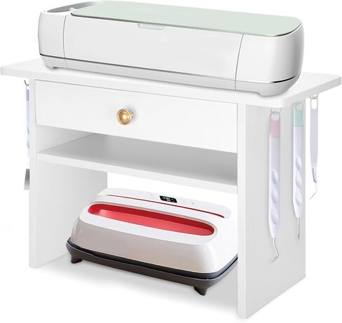 منظم تخزين سطح المكتب متوافق مع آلات Cricut، حامل لفائف الفينيل ومنظم الملحقات الحرفية، حامل تخزين تنظيم سطح المكتب، توفير مساحة الطاولة أو المكتب in Kuwait
