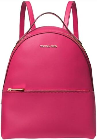Michael Kors Sheila Medium Logo Backpack (Electric Pink) in Saudi Arabia
