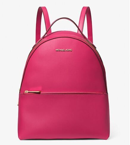 Michael Kors Sheila Medium Logo Backpack (Electric Pink) in Saudi Arabia