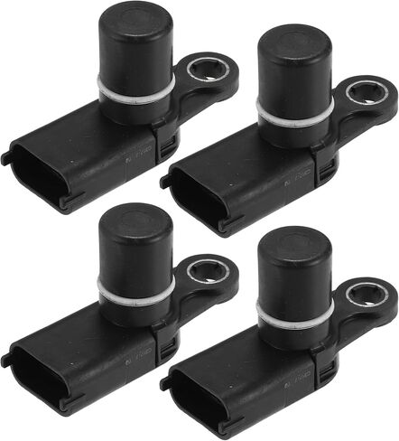 Motoforti Camshaft Position Sensor, for Buick Enclave 2010-2023, Plastic, Metal, No.12615371/12684186, Black, 4 Pcs in Saudi Arabia