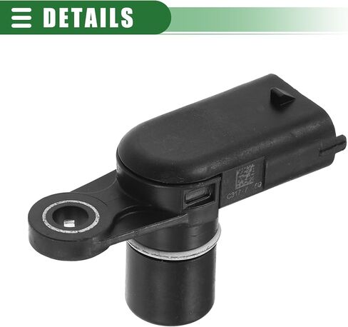 Motoforti Camshaft Position Sensor, for Buick Enclave 2010-2023, Plastic, Metal, No.12615371/12684186, Black, 4 Pcs in Saudi Arabia