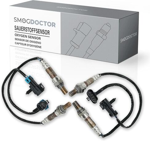 4-Pack Oxygen Sensor Set (Upstream and Downstream) Compatible with Chevrolet, GMC, Cadillac - Part Numbers 234-4018, 234-4012 in Saudi Arabia