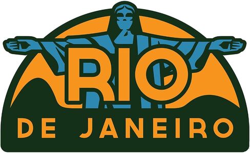 Rio de Janeiro Sticker - Weatherproof Vinyl Brazil Souvenir Decal in Saudi Arabia