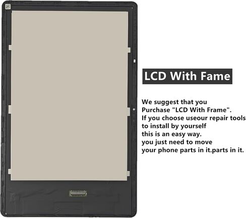 for Lenovo Tablet P11 Screen Replacement with Frame for Lenovo Tab P11 Plus Replacement Screen kit TB-J606F TB-J616 LCD Display Digitizer Touch Screen Assembly in Saudi Arabia