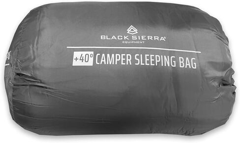 حقيبة نوم مريحة للظهر في الهواء الطلق والتخييم، كيس نوم واسع لمدة 3 فصول يدعم +40 درجة في درجة الحرارة، كيس نوم للبالغين من معدات بلاك سييرا... in Kuwait