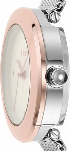 DKNY Women's Sasha Stainless Steel Dress Watch and Top Ring Gift Set in Saudi Arabia