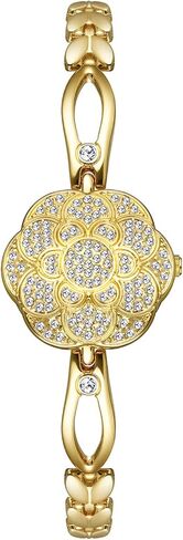 Elegant Women's Watch Flower-shaped diamond flip Fashion luxury bracelet ​Dress Women Watch 30 M Waterproof Quartz Female Wristwatc in Saudi Arabia