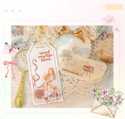 6 رولز بنات فراشة الزهور اشي الشريط مجموعة زهرة النبات اشي الشريط ملصقات واسعة خمر الجمالية اشي الشريط الزخرفية اخفاء الشريط اشي أشرطة ليوميات الحرف سكرابوكينغ اللوازم in Kuwait