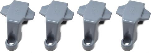 JSP Manufacturing Grey Plastic Pontoon Boat Square Rail Fender Adjuster Hanger Clip in Saudi Arabia