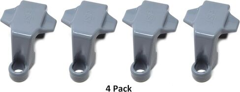 JSP Manufacturing Grey Plastic Pontoon Boat Square Rail Fender Adjuster Hanger Clip in Saudi Arabia