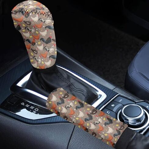 GLENLCWE American Flag Green Camouflage Car Gear Shift Knob Cover Handbrake Cover Patirotic Car Accessories Universal Fit for SUV Truck in Saudi Arabia