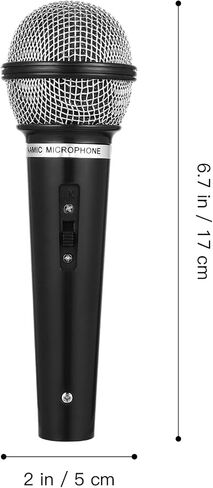 Toddmomy 2pcs Children Props Microphone Kids Star Toy Microphone Toy Microphone Prop Kid Microphone Toys Prop Microphone Children Microphone Microphones Toddler Pillar Plastic in Saudi Arabia