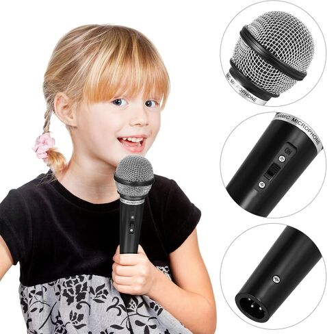 Toddmomy 2pcs Children Props Microphone Kids Star Toy Microphone Toy Microphone Prop Kid Microphone Toys Prop Microphone Children Microphone Microphones Toddler Pillar Plastic in Saudi Arabia