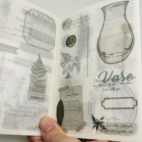 عبوتان من كتاب ملصقات واشي، 80 ورقة مع 360 قطعة من ملصقات الأفلام و40 ورقة لاصقة لسجل القصاصات، من أجل لوازم دفتر اليومية غير المرغوب فيها (أخضر) in Kuwait