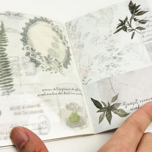 عبوتان من كتاب ملصقات واشي، 80 ورقة مع 360 قطعة من ملصقات الأفلام و40 ورقة لاصقة لسجل القصاصات، من أجل لوازم دفتر اليومية غير المرغوب فيها (أخضر) in Kuwait