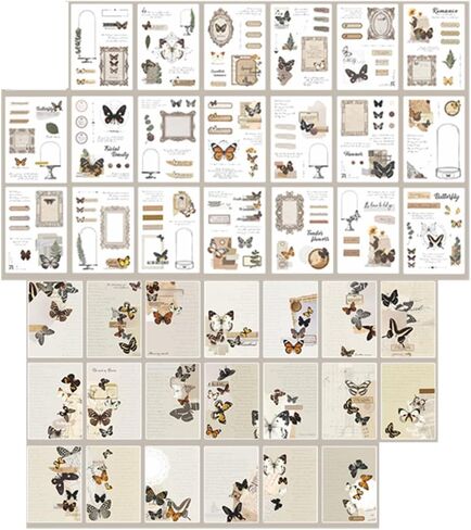 عبوتان من كتاب ملصقات واشي، 80 ورقة مع 360 قطعة من ملصقات الأفلام و40 ورقة لاصقة لسجل القصاصات، من أجل لوازم دفتر اليومية غير المرغوب فيها (أخضر) in Kuwait