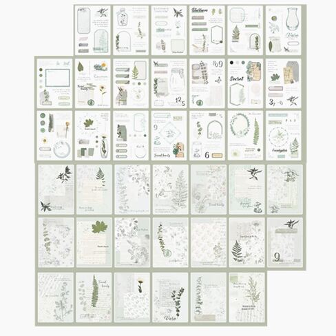 عبوتان من كتاب ملصقات واشي، 80 ورقة مع 360 قطعة من ملصقات الأفلام و40 ورقة لاصقة لسجل القصاصات، من أجل لوازم دفتر اليومية غير المرغوب فيها (أخضر) in Kuwait