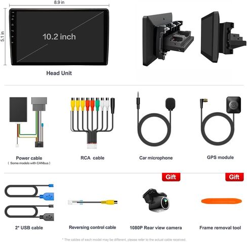10.2 Inch Car Radio Stereo Navigation for Jeep Wrangler JK Compass Grand Cherokee Dodge Ram CarPlay Android Auto 5G WiFi 4 Core 1280 * 720 Resolution with GPS 48EQ Airplay Rear 1080P Camera SWC in Saudi Arabia