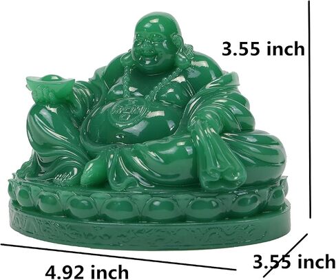 Fengshui Laughing Buddha Statue - Happy Buddha Sculptures for Good Luck Wealth and Happiness Home Decor Congratulatory Gifts in Saudi Arabia